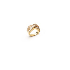 Cross Diamond Ring