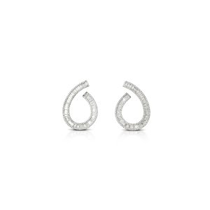 Halo Arc Diamonds Earrings