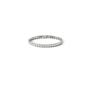 Emerald Cut Diamond Tennis Bracelet