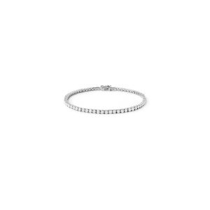 Timeless White Gold Tennis Bracelet