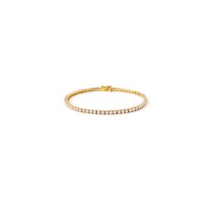 Timeless Yellow Gold Tennis Bracelet