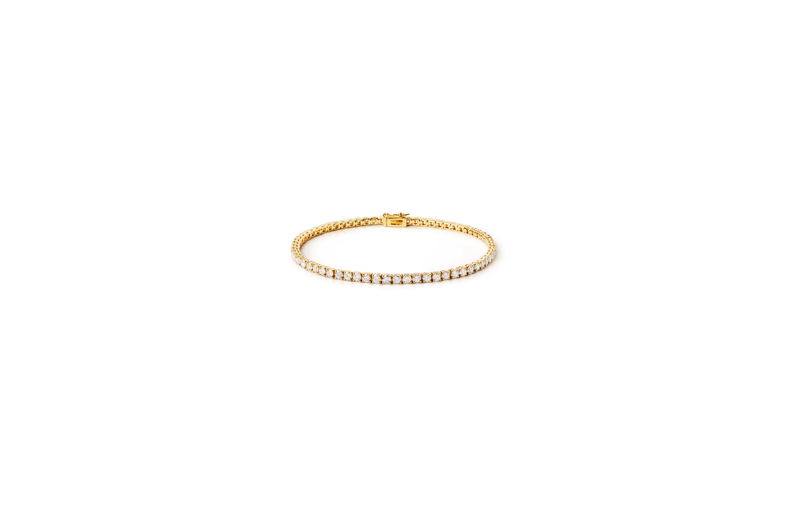 Timeless Yellow Gold Tennis Bracelet